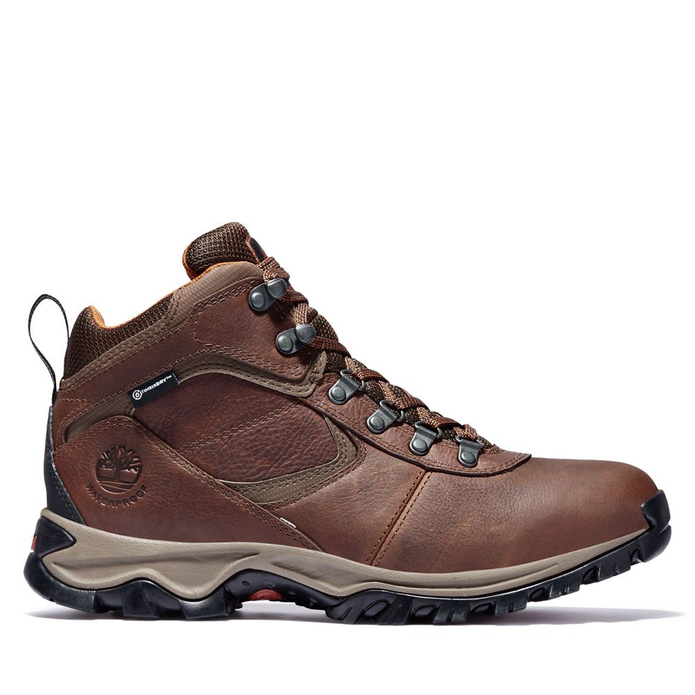 Bocanci De Drumeție Timberland Barbati Maro - Mt. Maddsen Mid Waterproof - Romania - JPMDFN438